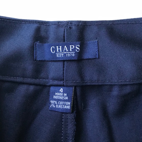 Chaps shorts blue size 4 - Picture 2 of 4